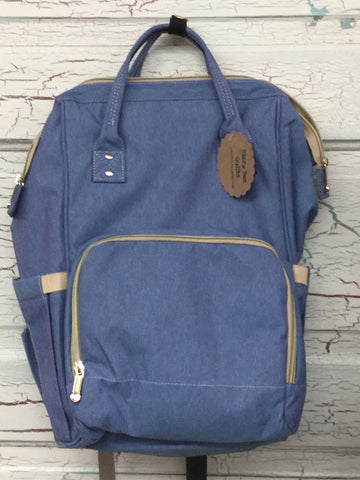 Backpack Diaper Bag - Periwinkle