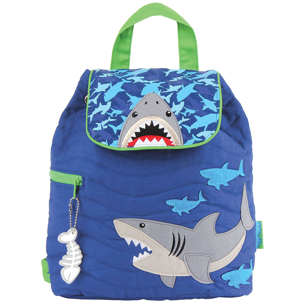 Stephen Joseph Quilted Backpack Shark