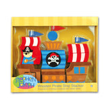 Stephen Joseph Timeless Toys Wooden Stacking Set Pirate