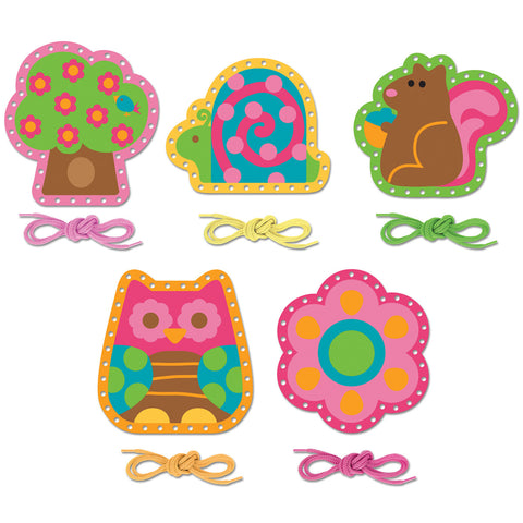Stephen Joseph Timeless Toys Lacing Card Set Outdoor