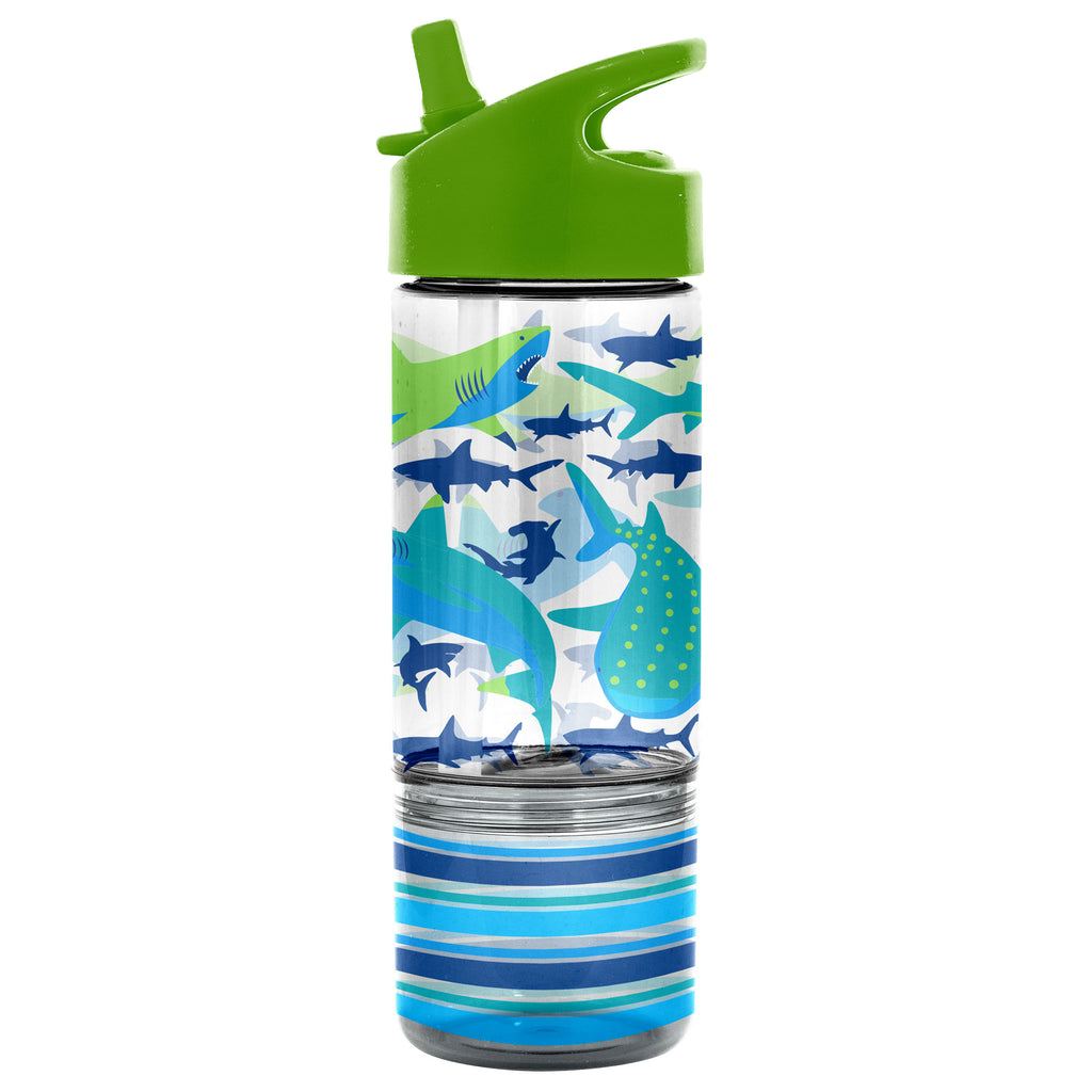 Stephen Joseph Sip and Snack Flip Top Bottle Shark