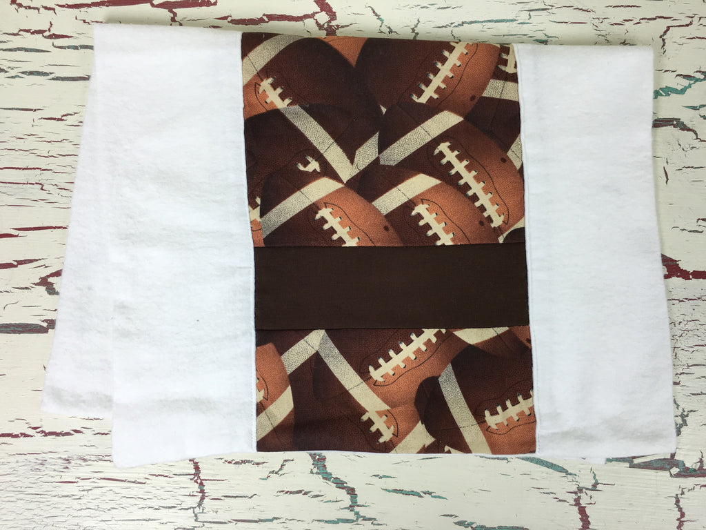 Football Burp Cloth