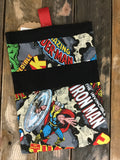 Superheros Diaper/Wipee Case