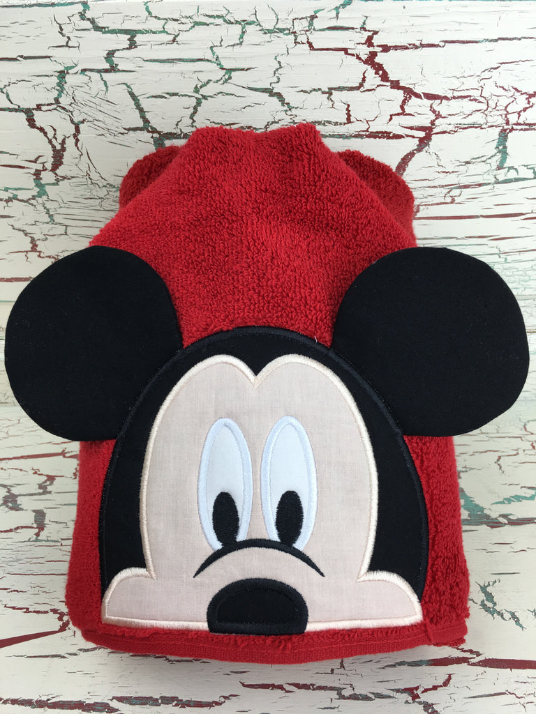 Hooded Bath Towel Mouse Boy