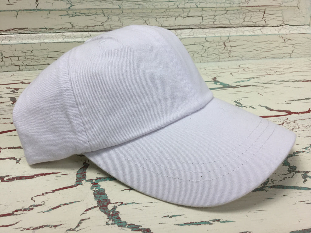 Adams Optimum Pigment Dyed Cap White
