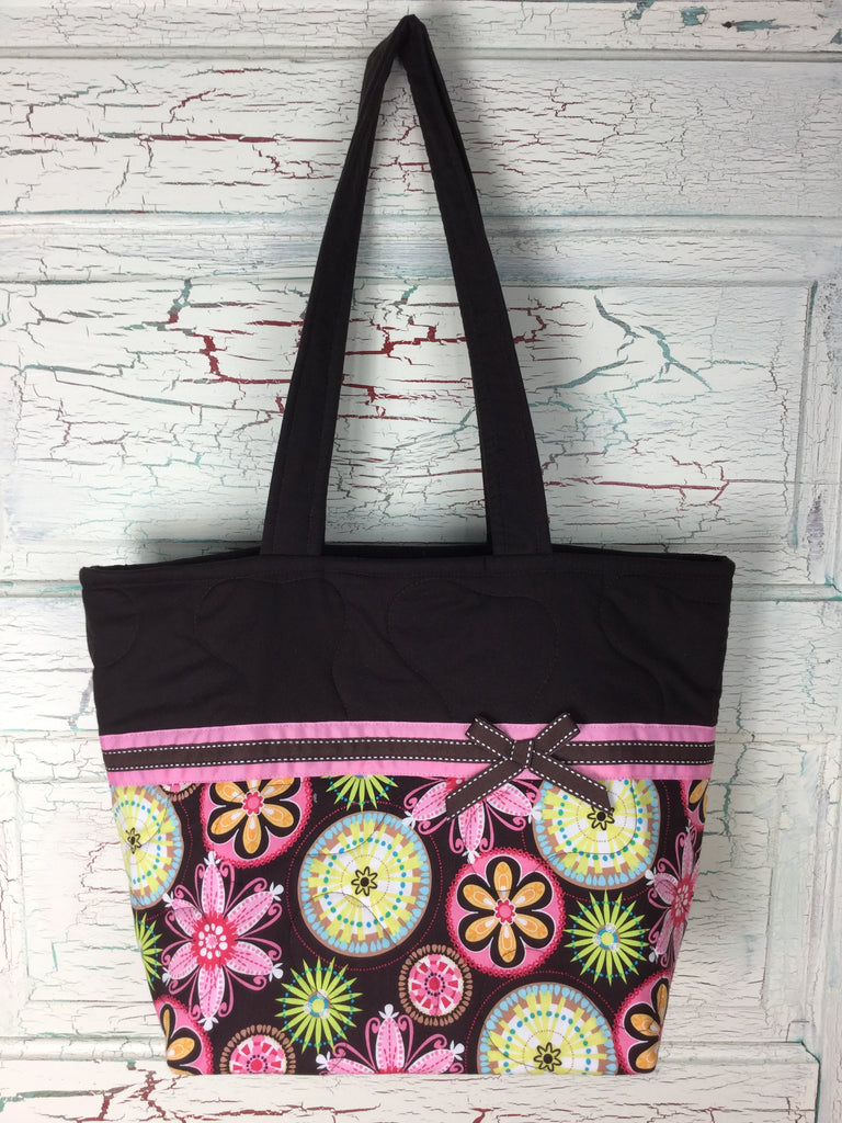 Carnival Bloom in Brown XL Bag